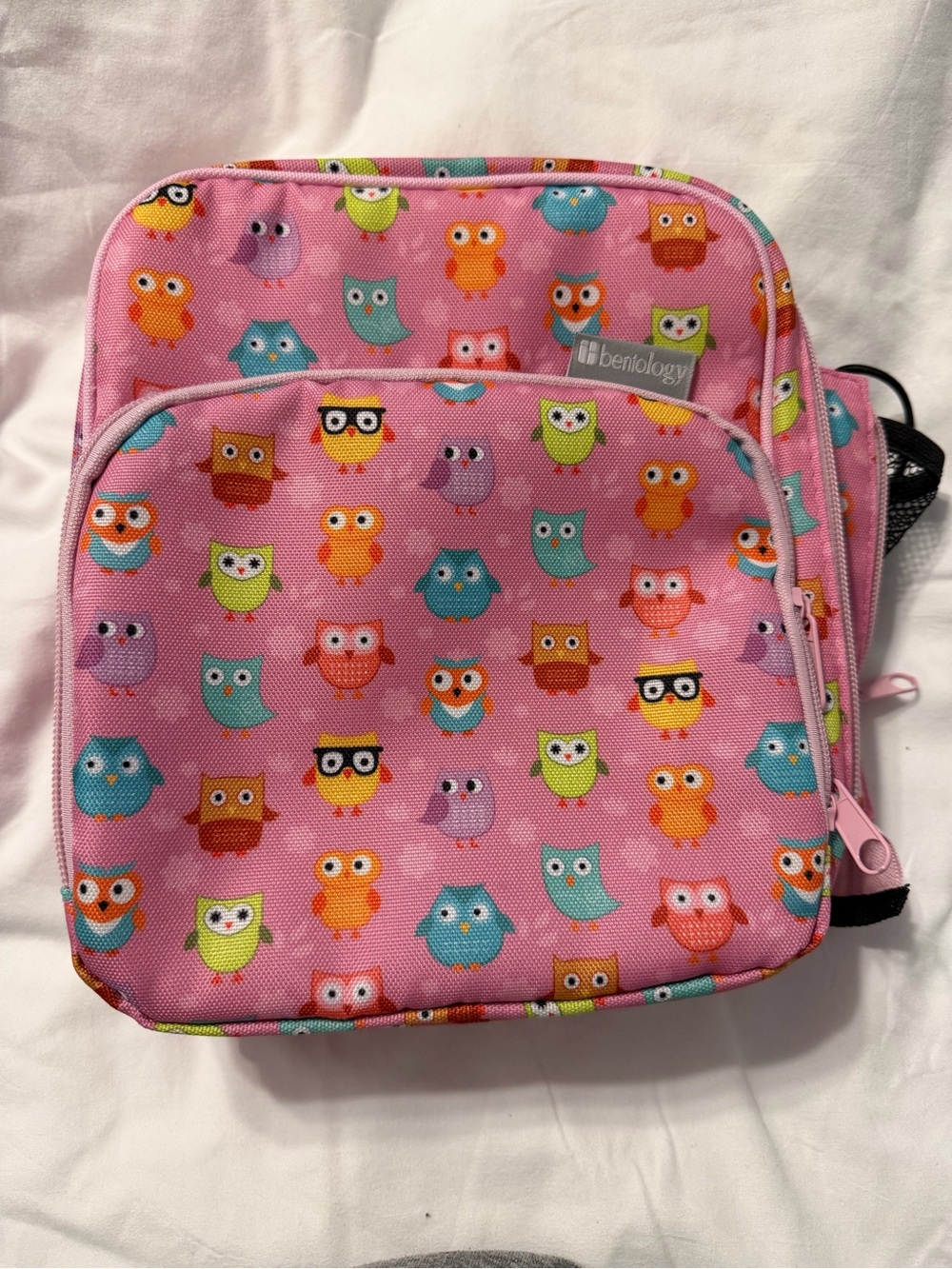 Bertology Pink Owl Kids Lunchbox - Pink
